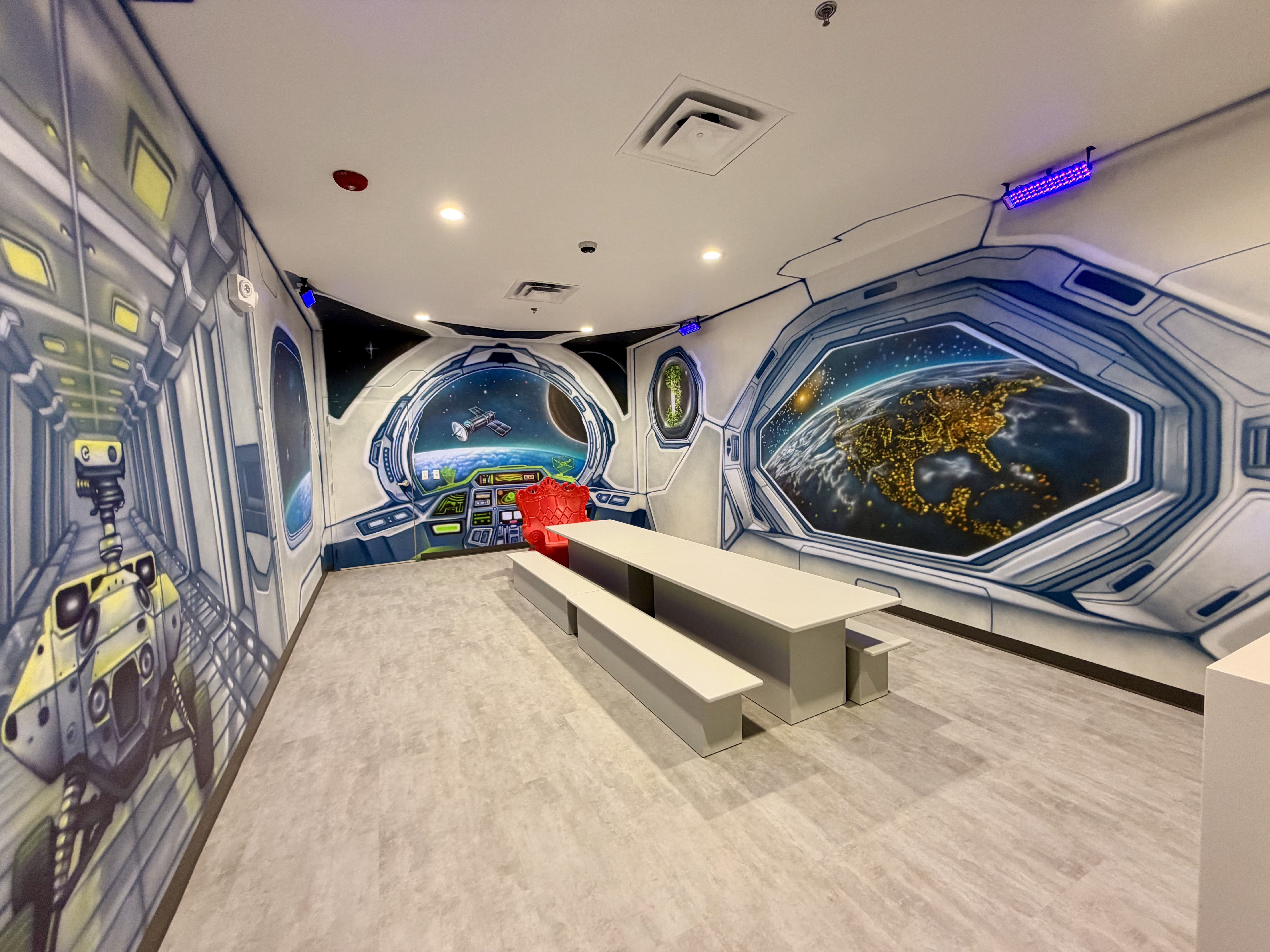 Space Room Themed Room